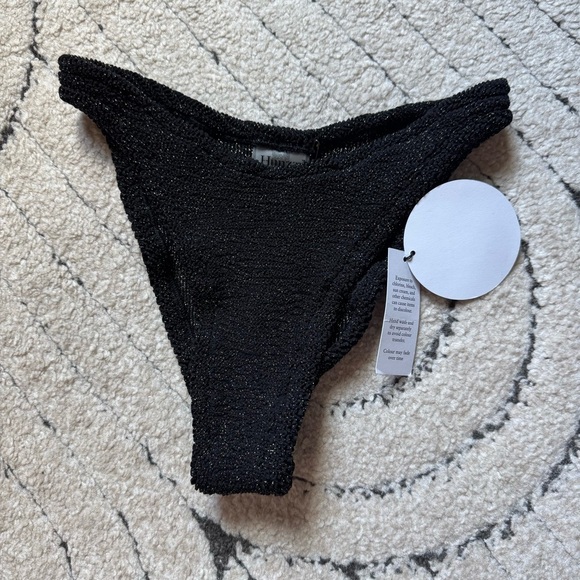 Hunza G Black Sparkle Bikini Bottom - Picture 5 of 6